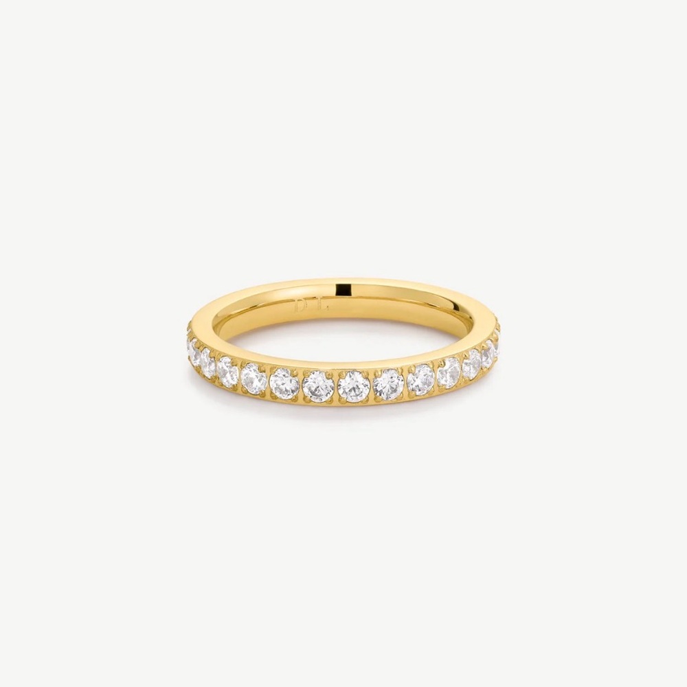 D Louise Eternity Gold Band Size 7